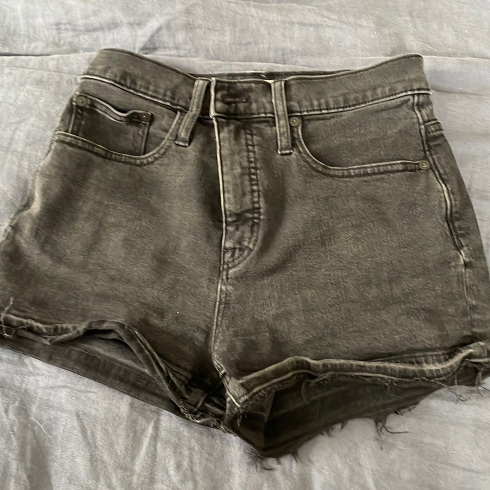 Madewell Black Denim Short